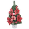 Home Accents Holiday 24 In. H Icy Red Poinsettia Pine Tree With Metal Base-2323350HD 206954396 1 Home Accents Holiday 24 In. H Icy Red Poinsettia Pine Tree With Metal Base-2323350HD 206954396 -Christmas Decoration Store home accents holiday 24 in. h icy red poinsettia pine tree with metal base 2323350hd
