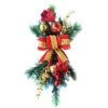 Home Accents Holiday 24 In. LED Pre-Lit Plaza Artificial Banister Swag With Ribbon, Baubles And Battery-Operated Warm-White Lights-BOWOTHY16121B 206802590 1 Home Accents Holiday 24 In. LED Pre-Lit Plaza Artificial Banister Swag With Ribbon, Baubles And Battery-Operated Warm-White Lights-BOWOTHY16121B 206802590 -Christmas Decoration Store home accents holiday 24 in. led pre lit plaza artificial banister swag with ribbon baub