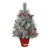 Home Accents Holiday 24 In. Snowy Pine Tree In Red Metal Bucket-2317570HD 206771280 -Christmas Decoration Store home accents holiday 24 in. snowy pine tree in red metal bucket 2317570hd