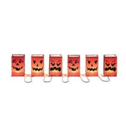 Home Accents Holiday 3-Light Luminary Bag With Pumpkin Face Light String (Set Of 2)-TY046-1024-1 206770938