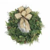 Home Accents Holiday 30 In. LED Pre-Lit Nature Inspired Artificial Christmas Wreath With Burlap Bow And 50 Battery-Operated Warm-White Lights-CHZH3811604THY 206771163 -Christmas Decoration Store home accents holiday 30 in. led pre lit nature inspired artificial christmas wreath wit