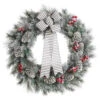 Home Accents Holiday 30 In. Snowy Pine Artificial Wreath With Pinecones And Berries-2314620HD 206768340 -Christmas Decoration Store home accents holiday 30 in. snowy pine artificial wreath with pinecones and berries 231