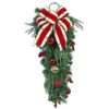 Home Accents Holiday 32 In. LED Pre-Lit Jolly Artificial Swag With Ribbon, Baubles, And 35 Battery-operated Warm-White Lights-CHZH17616103THY 206771171 1 Home Accents Holiday 32 In. LED Pre-Lit Jolly Artificial Swag With Ribbon, Baubles, And 35 Battery-operated Warm-White Lights-CHZH17616103THY 206771171 -Christmas Decoration Store home accents holiday 32 in. led pre lit jolly artificial swag with ribbon baubles and 3
