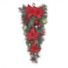 Home Accents Holiday 32 In. Red Poinsettia Twig Pine Teardrop With Red And Silver Balls-2321760HD 206772859 1 Home Accents Holiday 32 In. Red Poinsettia Twig Pine Teardrop With Red And Silver Balls-2321760HD 206772859 -Christmas Decoration Store home accents holiday 32 in. red poinsettia twig pine teardrop with red and silver balls