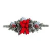 Home Accents Holiday 32 In. Snowy Pine Swag With Pinecones Berries And Red Velvet Bow-2321060HD 206771255 -Christmas Decoration Store home accents holiday 32 in. snowy pine swag with pinecones berries and red velvet bow 2