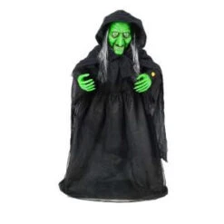 Home Accents Holiday 36 In. Animated Halloween Witch With Animated Moving Jaw-6330-36689 206770870