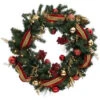 Home Accents Holiday 36 In. Battery Operated Plaza Artificial Wreath With 50 Clear LED Lights-BOWOTHD173C 205915402 -Christmas Decoration Store home accents holiday 36 in. battery operated plaza artificial wreath with 50 clear led