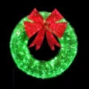 Home Accents Holiday 36 In. Green Tinsel Wreath With Twinkling Lights-W12L0568 205919416