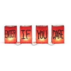 Home Accents Holiday 4-Light Enter If You Dare Luminary Light String-TY036-1622 206770922