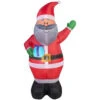 Home Accents Holiday 42.52 In. W X 33.47 In. D X 77.95 In. H Lighted Inflatable African American Santa With Present-39419 206950080 -Christmas Decoration Store home accents holiday 4252 in w x 3347 in d x 7795 in. h lighted inflatable african amer
