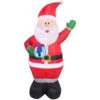 Home Accents Holiday 42.52 In. W X 33.47 In. D X 77.95 In. H Lighted Inflatable Santa With Present-39412 206950097 -Christmas Decoration Store home accents holiday 4252 in w x 3347 in d x 7795 in. h lighted inflatable santa with p