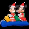 Home Accents Holiday 5 Ft. Inflatable LED Mickey And Minnie's Sled Scene-85646 202704708 -Christmas Decoration Store home accents holiday 5 ft. inflatable led mickey and minnie39s sled scene 85646
