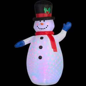 Home Accents Holiday 52.36 in. W x 35.83 in. D x 77.95 in. H Projection Inflatable Snowman (RGB)-10906 206950644 Home Accents Holiday 52.36 In. W X 35.83 In. D X 77.95 In. H Projection Inflatable Snowman (RGB)-10906 206950644 -Christmas Decoration Store home accents holiday 5236 in w x 3583 in d x 7795 in. h projection inflatable snowman r