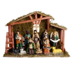 Home Accents Holiday 5.25 In. Nativity Scene Set (12-Piece)-88A5568W 206953724