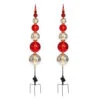 Home Accents Holiday 56 In. Battery Operated Plastic Ball Ornament Topiary Stake With 30 Clear LED Lights And Timer Feature (Set Of 2)-2321710HD 206771266 -Christmas Decoration Store home accents holiday 56 in. battery operated plastic ball ornament topiary stake with 3
