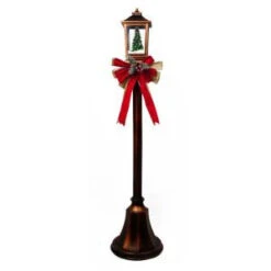 Home Accents Holiday 56 In. Christmas Lamppost With Snow Blowing Lantern-6207-56251 206954021