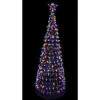 Home Accents Holiday 6 Ft. Pre-Lit LED Tree Sculpture With Star - Multi-Colored Lights-4407454G-02UHO 207044860 -Christmas Decoration Store home accents holiday 6 ft. pre lit led tree sculpture with star multi colored lights 44