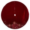 Home Accents Holiday 60 In. Velvet And Satin Poinsettia Christmas Tree Skirt-2604302-2HC 204074760 -Christmas Decoration Store home accents holiday 60 in. velvet and satin poinsettia christmas tree skirt 2604302 2h