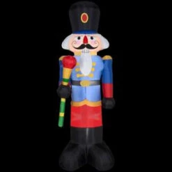 Home Accents Holiday 6.5 Ft. H Inflatable Blue Nutcracker-36727 205919714