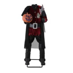 Home Accents Holiday 65 In. Headless Horseman With Jack-O-Lantern Head-4302-72089HD 206762922