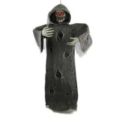 Home Accents Holiday 66 In. Animated Hanging Reaper With LED Eyes-6334-66138 206762995