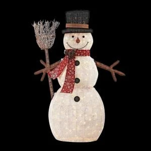 Home Accents Holiday 72 in. LED Lighted PVC Cotton String Snowman with Broom-TY136-1614 206954417 Home Accents Holiday 72 In. LED Lighted PVC Cotton String Snowman With Broom-TY136-1614 206954417 -Christmas Decoration Store home accents holiday 72 in. led lighted pvc cotton string snowman with broom ty136 1614