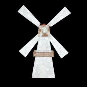 Home Accents Holiday 72 in. LED Lighted Twinkling Windmill-TY040-1611-0 206963326 Home Accents Holiday 72 In. LED Lighted Twinkling Windmill-TY040-1611-0 206963326 -Christmas Decoration Store home accents holiday 72 in. led lighted twinkling windmill ty040 1611 0