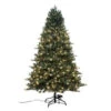 Home Accents Holiday 7.5 Ft. Spruce Quick-Set Artificial Christmas Tree With 600 9-Function LED Lights And Remote Control-W14L0465 205943350 -Christmas Decoration Store home accents holiday 75 ft. spruce quick set artificial christmas tree with 600 9 funct