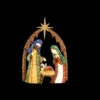 Home Accents Holiday 76 In. LED Lighted Burlap Nativity Scene-TY731-1614 206954442 -Christmas Decoration Store home accents holiday 76 in. led lighted burlap nativity scene ty731 1614