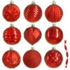 Home Accents Holiday 80 Mm Assortment Ornament In Red (75-Count)-HE-1491 206953580