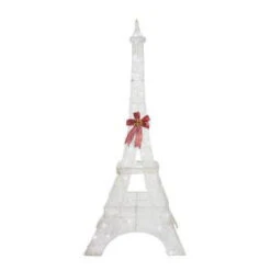 Home Accents Holiday 86 In. LED Lighted Twinkling PVC Eiffel Tower-TY261-1611-0 206963252