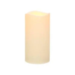 Home Accents Holiday 9 In. H Bisque Resin LED-Lit Candle With Timer-33553HD 202332707