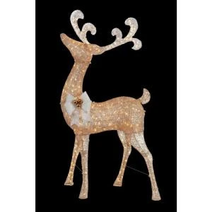 Home Accents Holiday 91 in. Pre-Lit Gold Standing Deer-TY499-1511 206059263 Home Accents Holiday 91 In. Pre-Lit Gold Standing Deer-TY499-1511 206059263 -Christmas Decoration Store home accents holiday 91 in. pre lit gold standing deer ty499 1511
