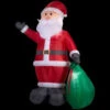 Home Accents Holiday 92.91 In. W X 59.06 In. D X 144.09 In. H Lighted Inflatable Santa With Gift Sack-39845 206950035 -Christmas Decoration Store home accents holiday 9291 in w x 5906 in d x 14409 in. h lighted inflatable santa with