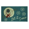 Home Accents Holiday Let It Snowman Top 17 In. X 29 In. Hand Hooked Holiday Mat-520144 206993465 -Christmas Decoration Store home accents holiday let it snowman top 17 in x 29 in. hand hooked holiday mat 520144
