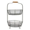 Home Decorators Collection 21 In. 2-Tier Wire Basket-9306500270 206461197 -Christmas Decoration Store home decorators collection 21 in. 2 tier wire basket 9306500270