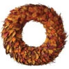 Home Decorators Collection 28 In. Artificial Harvest Wreath With Orange Dried Leaves-9755300570 300145288 -Christmas Decoration Store home decorators collection 28 in. artificial harvest wreath with orange dried leaves 97