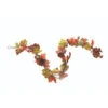 Home Decorators Collection Green Harvest 6 In. Garland With Pumpkin, Gourd And Maple Leaf-9748500730 300134221