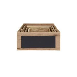 Home Decorators Collection Multi-Sized Oak and Blackboard Rustic Stackable Crate Organizers (Set of 4)-9717900950 300134267 Home Decorators Collection Multi-Sized Oak And Blackboard Rustic Stackable Crate Organizers (Set Of 4)-9717900950 300134267 -Christmas Decoration Store home decorators collection multi sized oak and blackboard rustic stackable crate organi