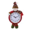 Kurt S. Adler 17.5 In. Battery-Operated Hanging Snowman Clock-D2930 300587888 -Christmas Decoration Store kurt s adler 175 in. battery operated hanging snowman clock d2930