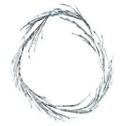 Kurt S. Adler 6 Ft. LED Cool White Twinkle Silver Garland-P7401TWEC 300591615