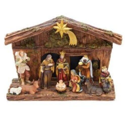 Kurt S. Adler 6.5 In. 11-Piece Nativity Set-N0287 300587921