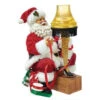 Kurt S. Adler 9 In. Santa With Leg Lamp Light-Up Tablepiece-CS5161 300587901 -Christmas Decoration Store kurt s adler 9 in. santa with leg lamp light up tablepiece cs5161