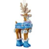 Kurt S. Adler Resin Blue Snowflake Reindeer Ornament-D2537 300591806 -Christmas Decoration Store kurt s. adler resin blue snowflake reindeer ornament d2537