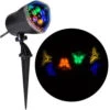 LightShow 11.81 In. Projection-Whirl-a-Motion-Butterflies (BGOY) Light Stake-49286 206832937 -Christmas Decoration Store lightshow 1181 in. projection whirl a motion butterflies bgoy light stake 49286