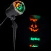 LightShow 11.81 In. Whirl-a-Motion-Happy Halloween Light Stake Set-71168 206762528 -Christmas Decoration Store lightshow 1181 in. whirl a motion happy halloween light stake set 71168