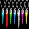 LightShow 12-Light LED Multi-Color Color-Changing Icicle Light Set-83154 202519082 -Christmas Decoration Store lightshow 12 light led multi color color changing icicle light set 83154