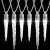 LightShow 12-Light LED White Icicle Light Set-85382 202704720 -Christmas Decoration Store lightshow 12 light led white icicle light set 85382