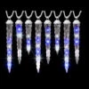 Lightshow 8-Light Icy Blue/White Shooting Star Varied Size Icicle Light Set-34960 205919898 -Christmas Decoration Store lightshow 8 light icy bluewhite shooting star varied size icicle light set 34960