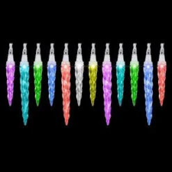LightShow AppLights 24-Light Multi-Color Icicle String Light Set-37206 205952030